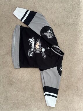 Calgary Roughnecks Black & Gray Lacrosse Jersey YOUTH XS